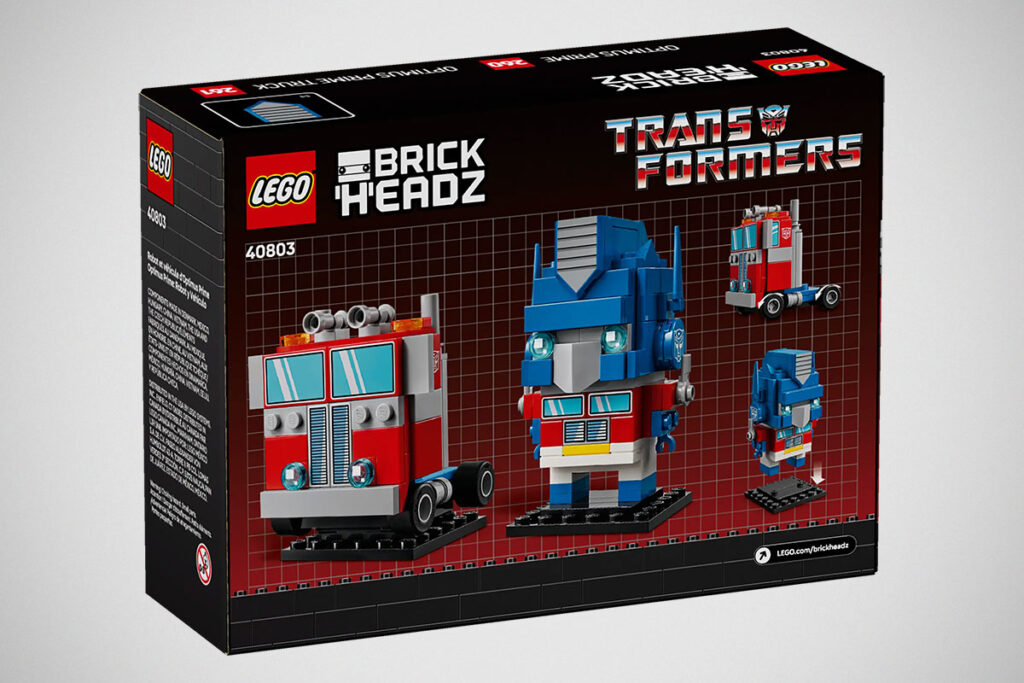 LEGO BrickHeadz Optimus Prime Robot & Vehicle (40803)