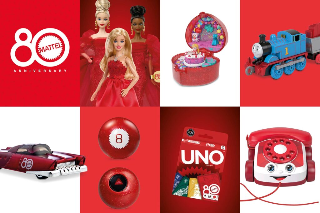 Mattel 80th Ruby Anniversary Collection