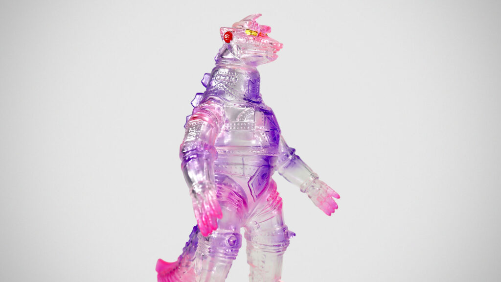 Mechagodzilla (1974) Pink Purple Clear Vinyl Figure