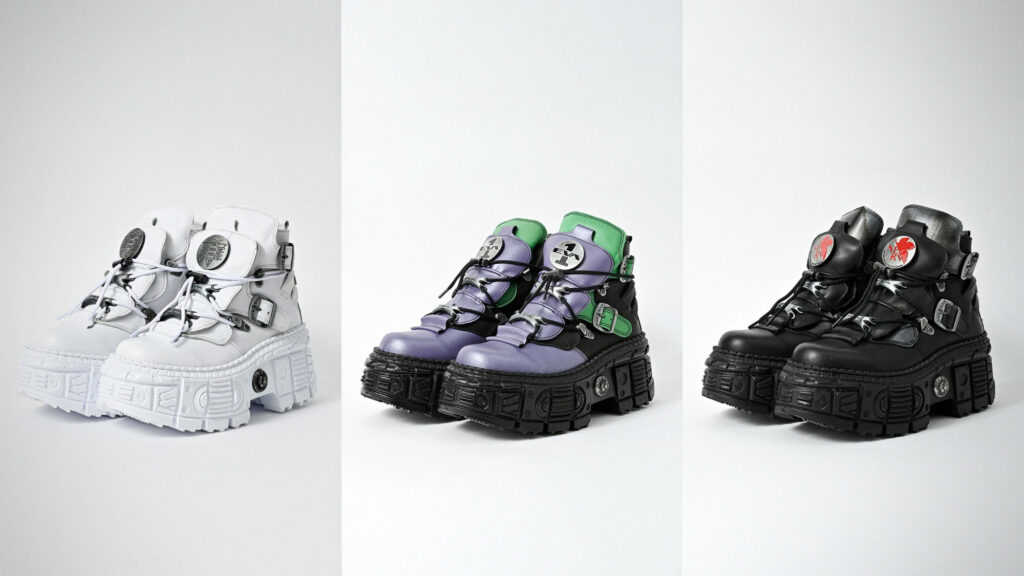 QOOZA Evangelion X New Rock Boots