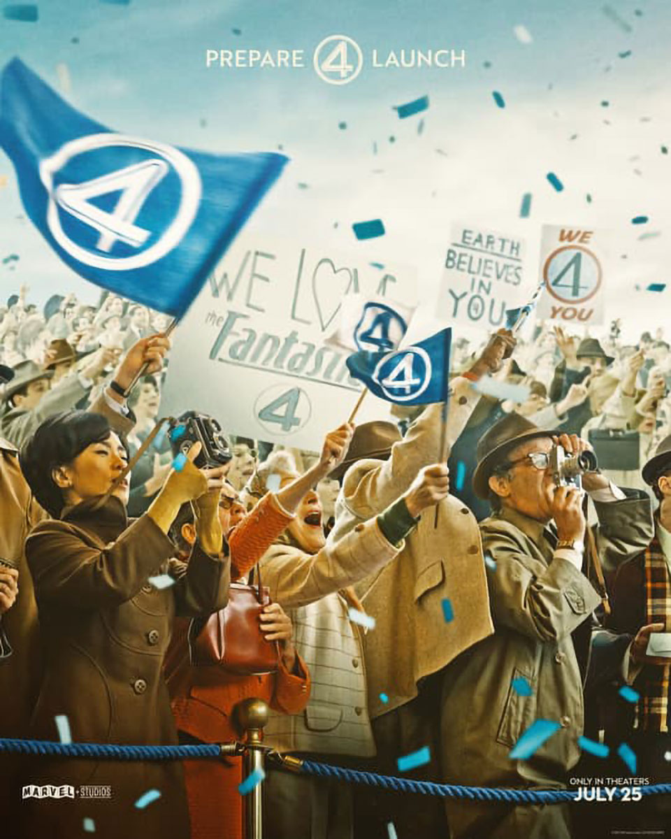 The Fantastic Four: First Steps Official Poster