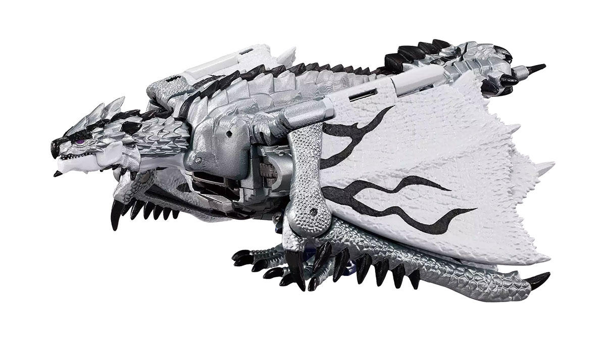 Transformers Takara Tomy Monster Hunter Silver Rathalos Prime