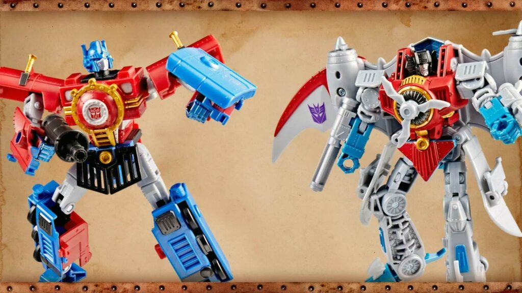Transformers Timelines Comic Edition Optimus Prime and Starscream