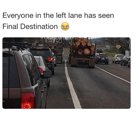 Final Destination Logs Meme