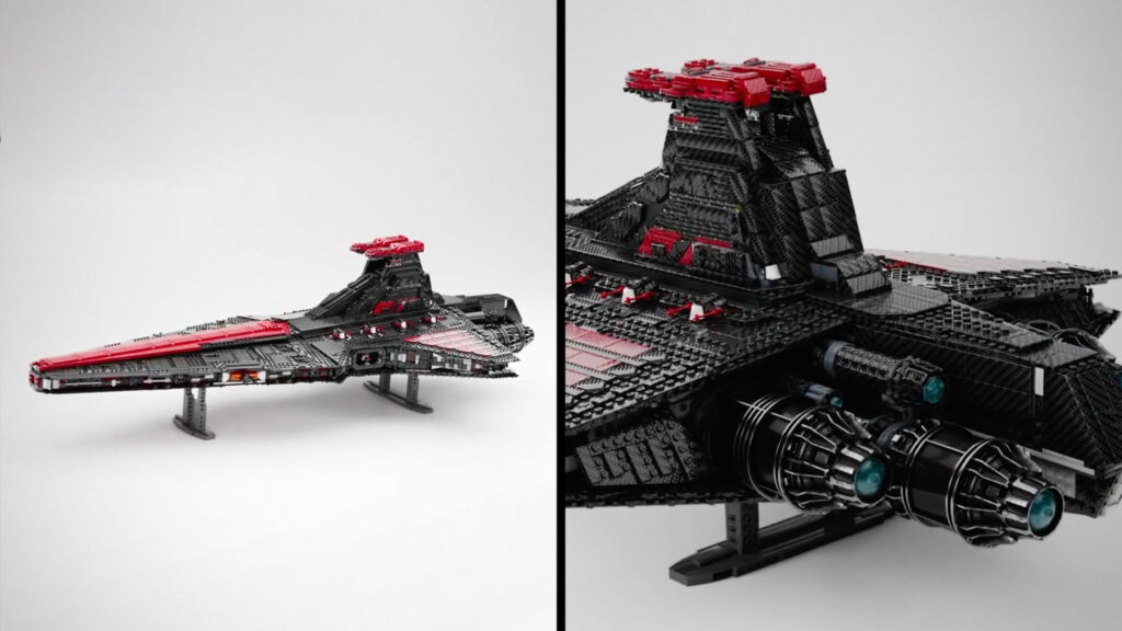 Full Carbon Fiber Venator Class Republic Attack Cruiser