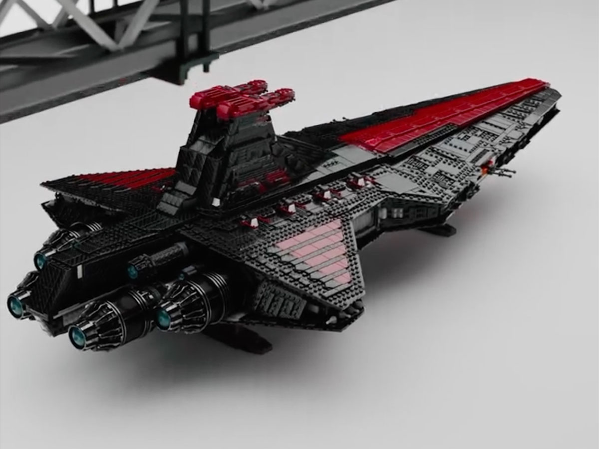 Full Carbon Fiber Venator Class Republic Attack Cruiser