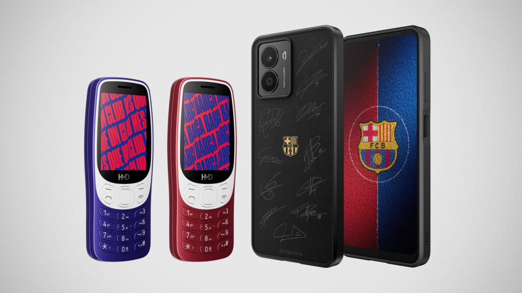 HMD Barça 3210 and HMD Barça Fusion Phones