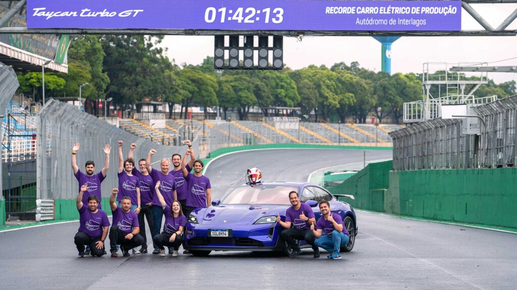 Porsche Taycan New Record at Interlagos