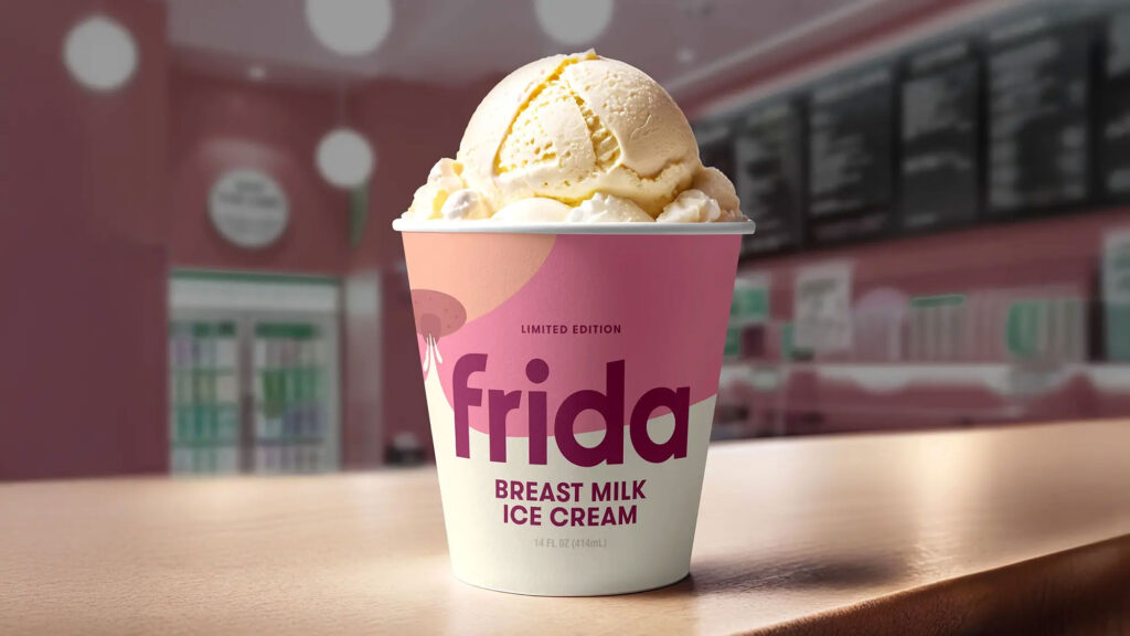 frida Breast Milk Ice Cream