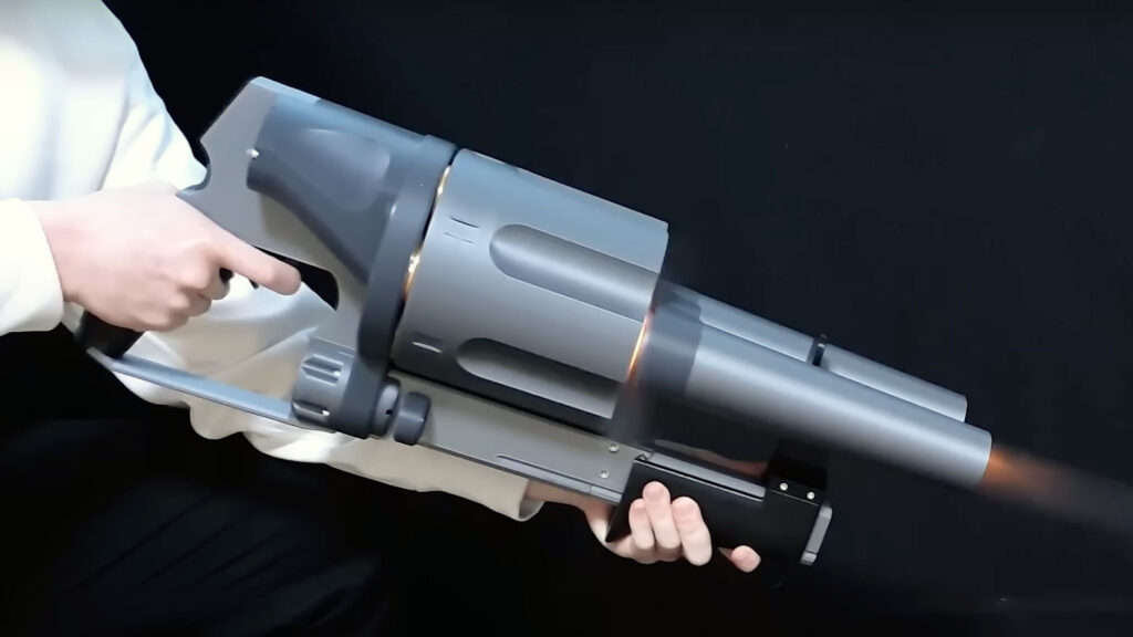 40mm Double Barrel Revolver Shotgun