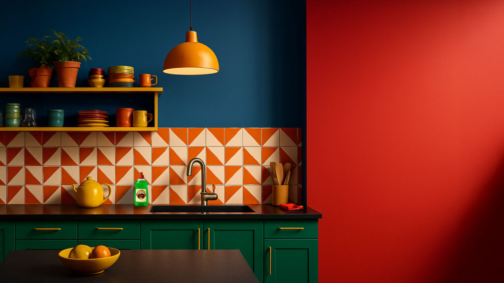 A Guide To Bringing Bold Colors To Your Kitchen