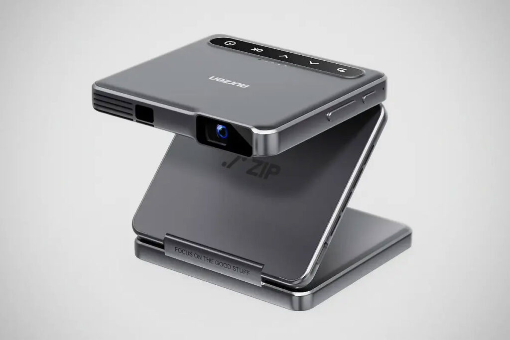 Aurzen ZIP Tri-Fold Portable Projector