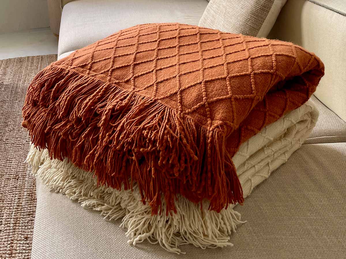 BOHEM Heated Sofa Blanket