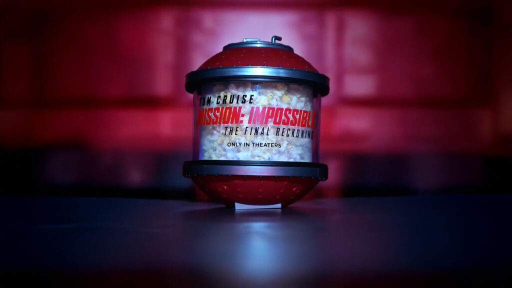 Regal’s Mission Impossible Entity Popcorn Bucket