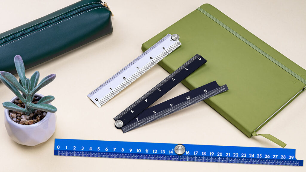 25-degree Ruler Fold-X by Orangered Life