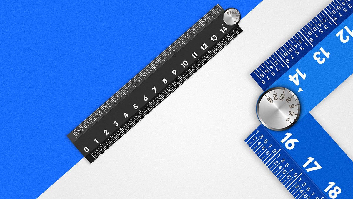 25-degree Ruler Fold-X by Orangered Life