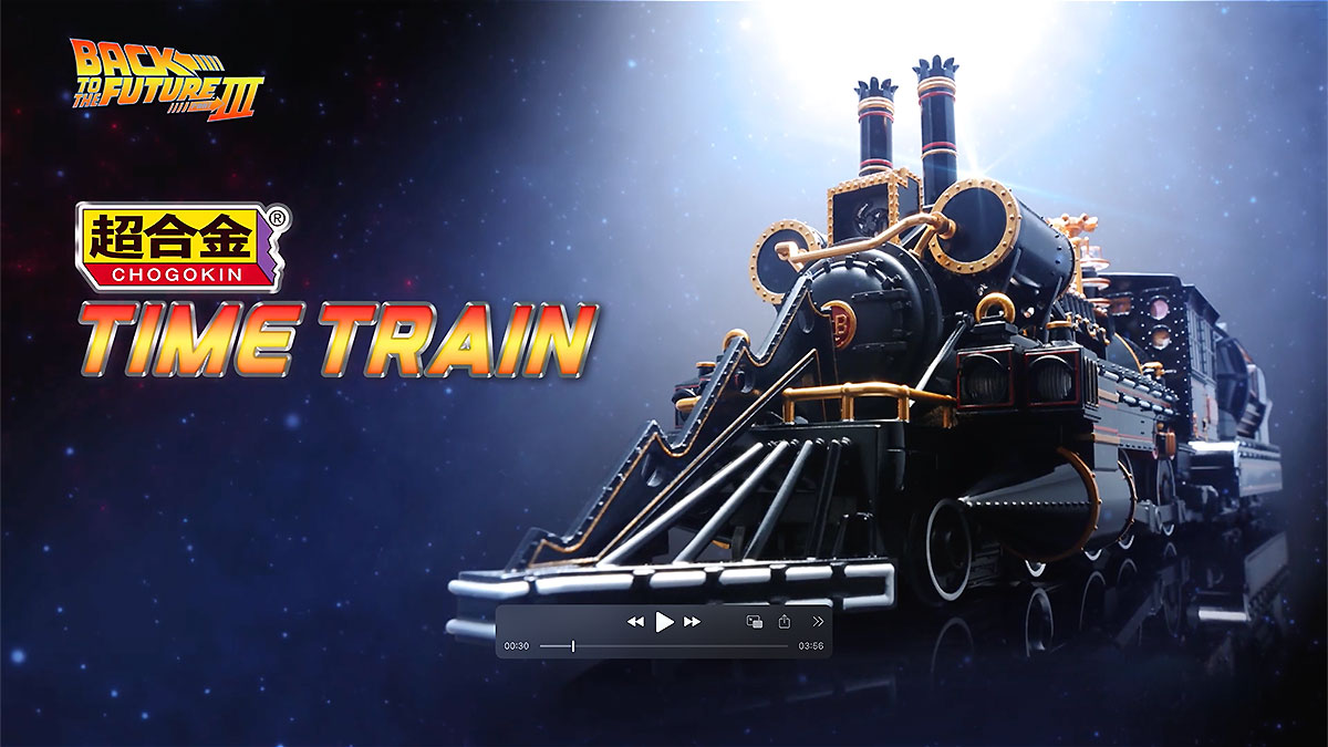 Time Train Back to the Future III’s Time Train Gets The Chogokin Treatment
