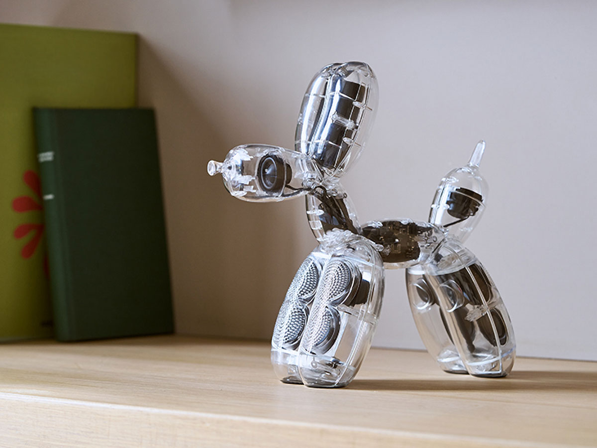 Lexon x Jeff Koons Balloon Dog Speaker and Balloon Dog Lamp