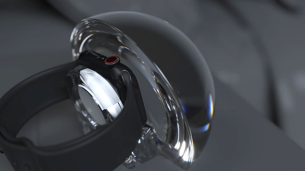 NightWatch Magnifying Clock Dock for Apple Watch