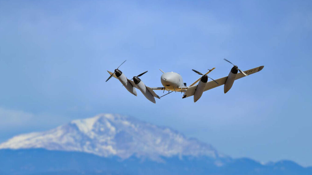 Pterodynamics Transwing VTOL UAS Aircraft