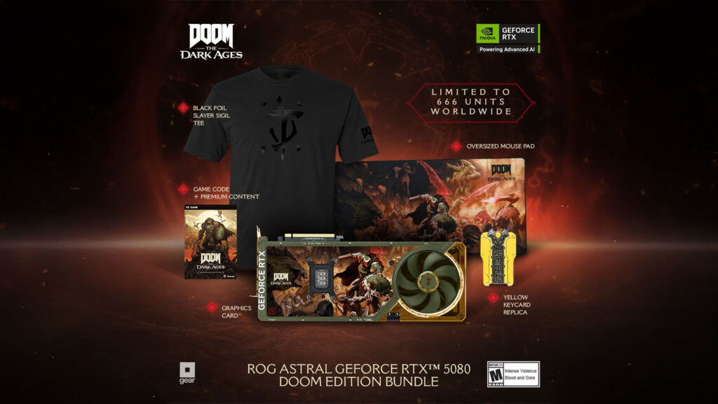 ROG Astral GeForce RTX 5080 DOOM Edition Bundle