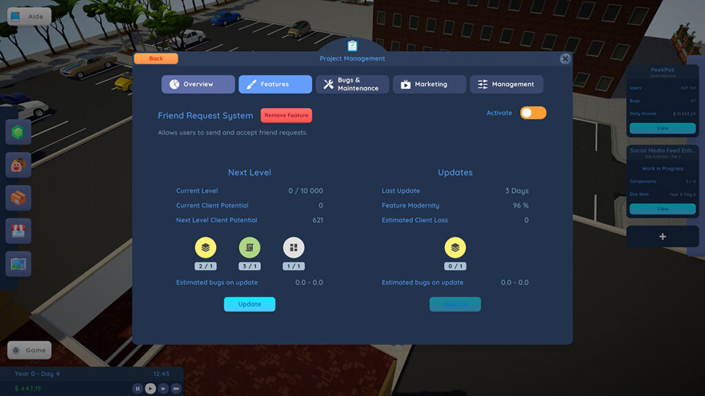 Software CEO Simulation Game