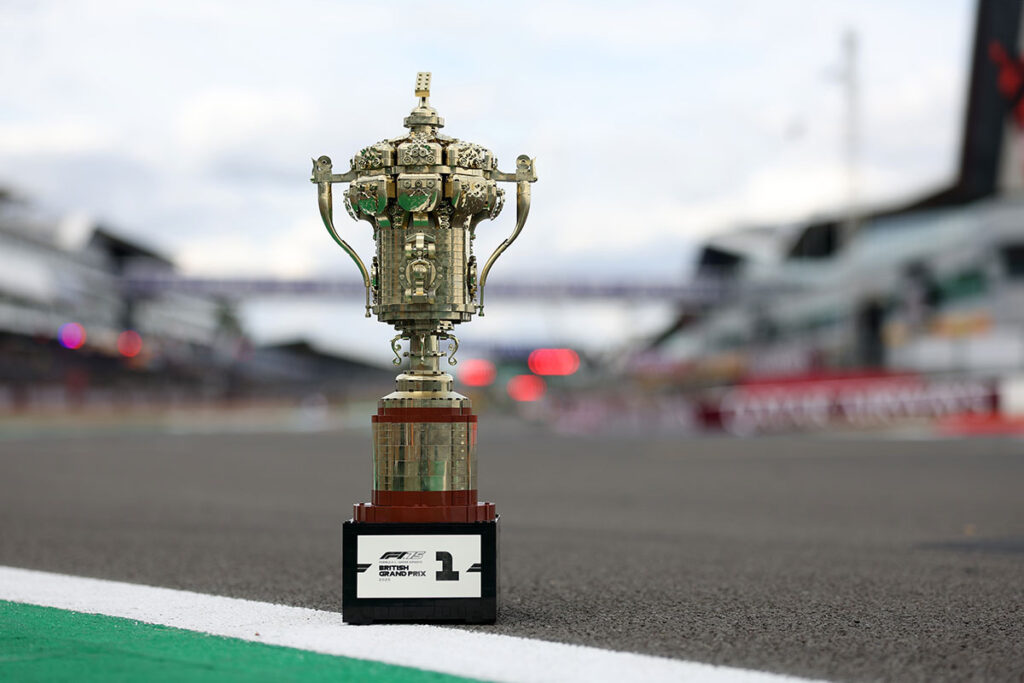 LEGO Brick-built Trophies for Formula 1