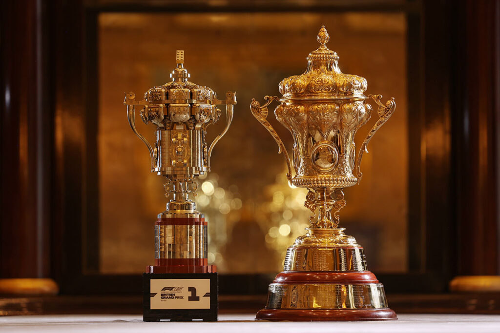 LEGO Brick-built Trophies for Formula 1