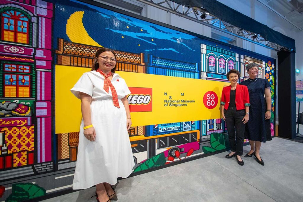 LEGO Mural at the National Museum of Singapore