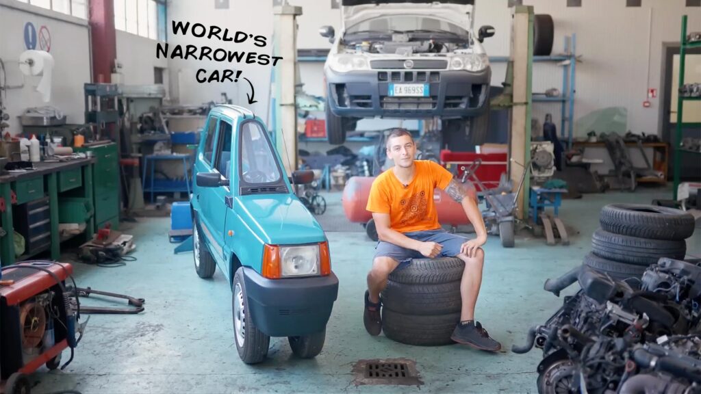 World’s Narrowest Car by Andrea Marazzi