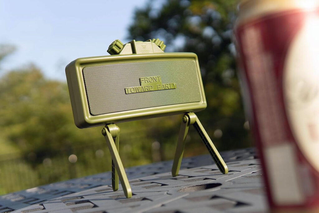 Claymore Mine-shaped Bluetooth Speaker by Catastrophic Industries