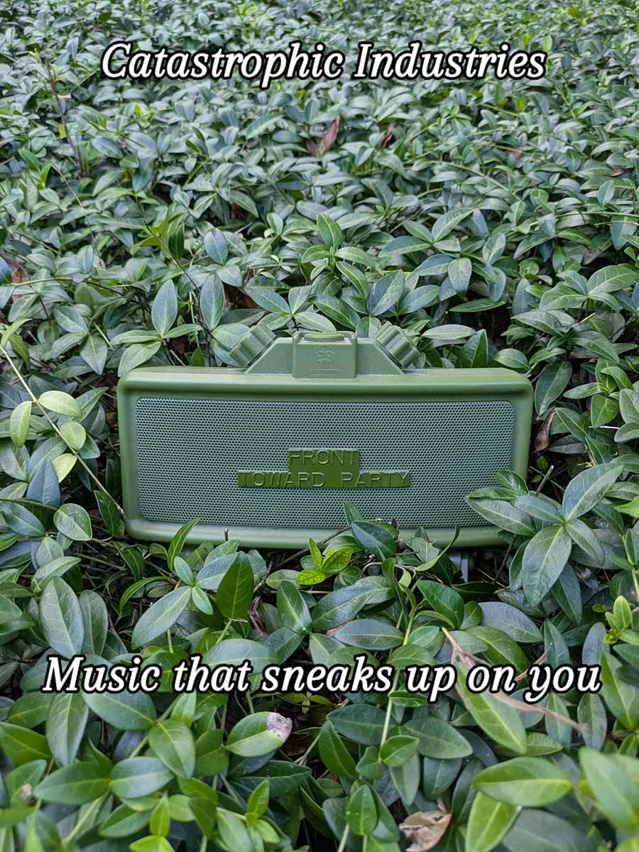 Claymore Mine-shaped Bluetooth Speaker by Catastrophic Industries