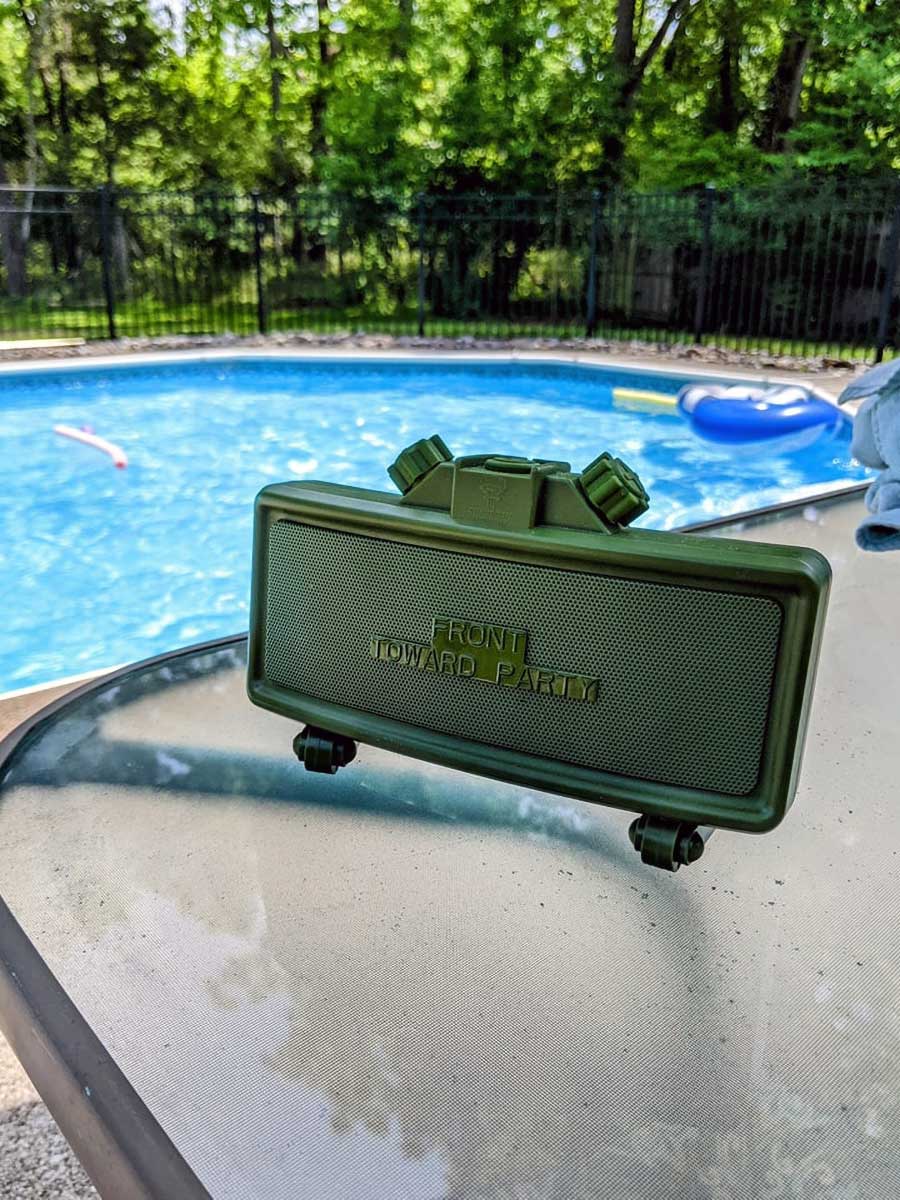 Claymore Mine-shaped Bluetooth Speaker by Catastrophic Industries