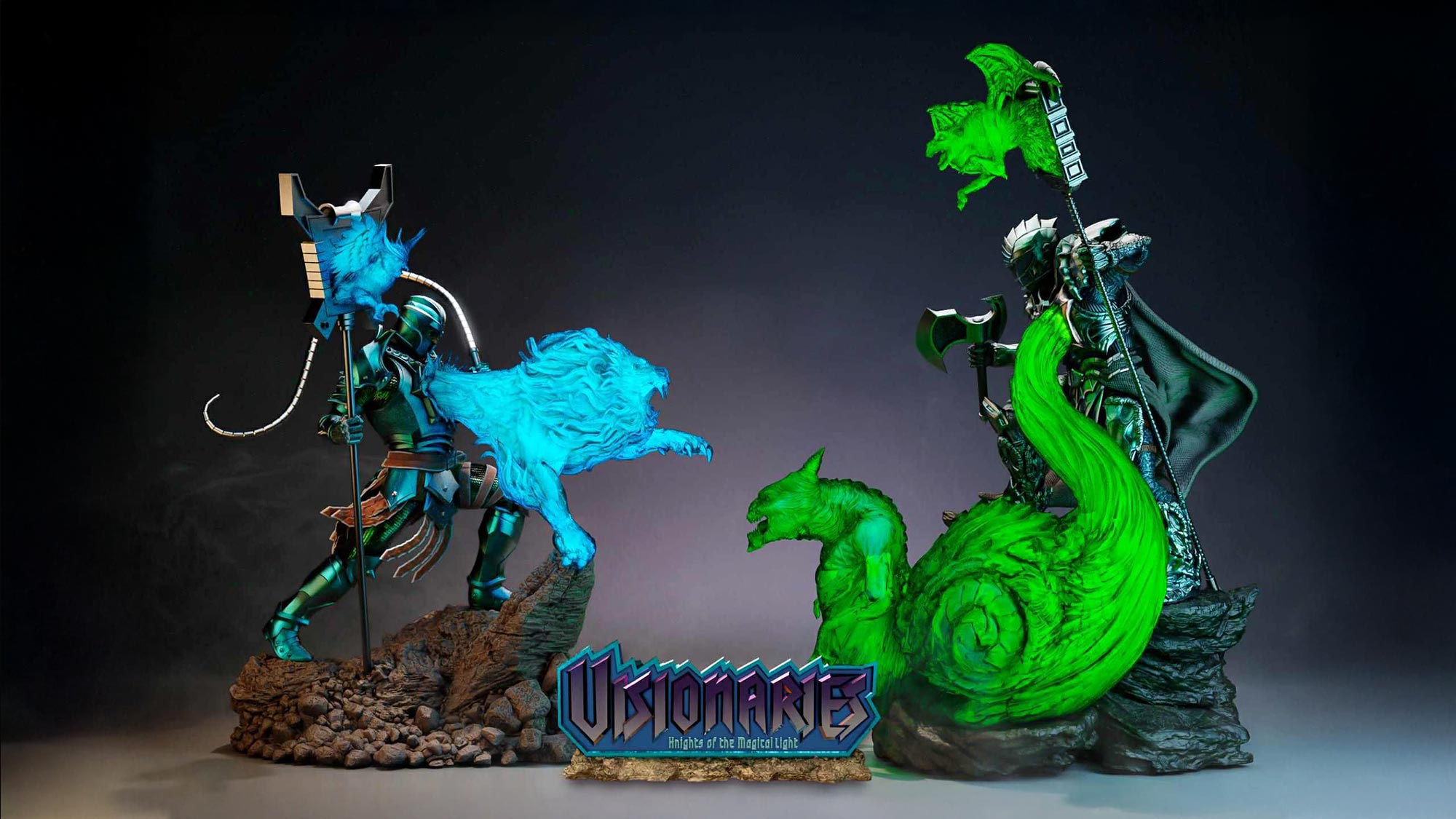 Darkstorm Visionaries Statue by SaberMach