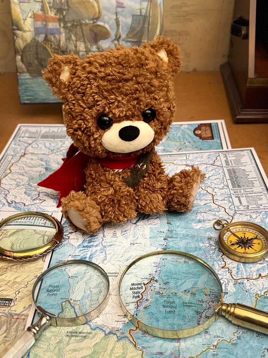 Here There Bear 10” Posable Bear