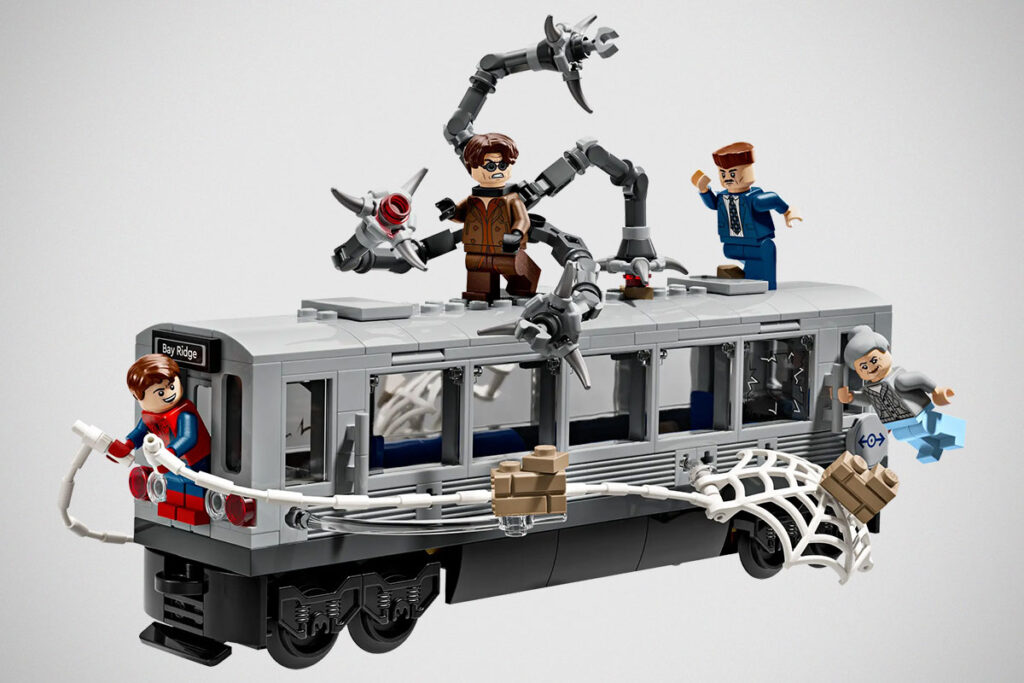 LEGO Marvel Spider-Man vs. Doc Ock Subway Train Scene (76321)