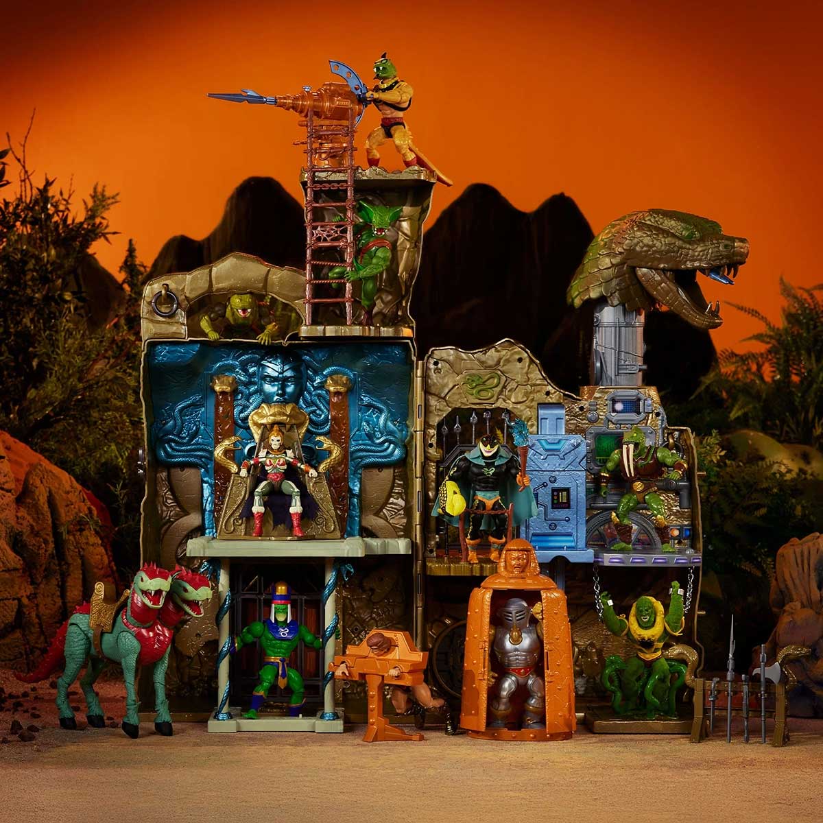 Masters of the Universe Origins Snake Lair Playset