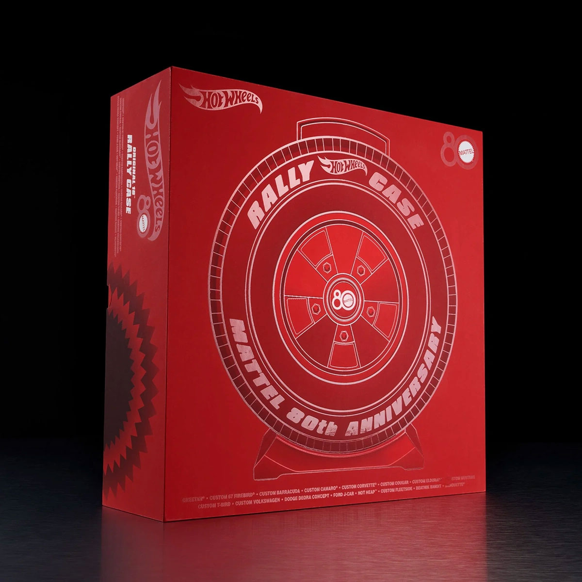 Mattel 80th Anniversary Hot Wheels Original 16 Rally Case Set