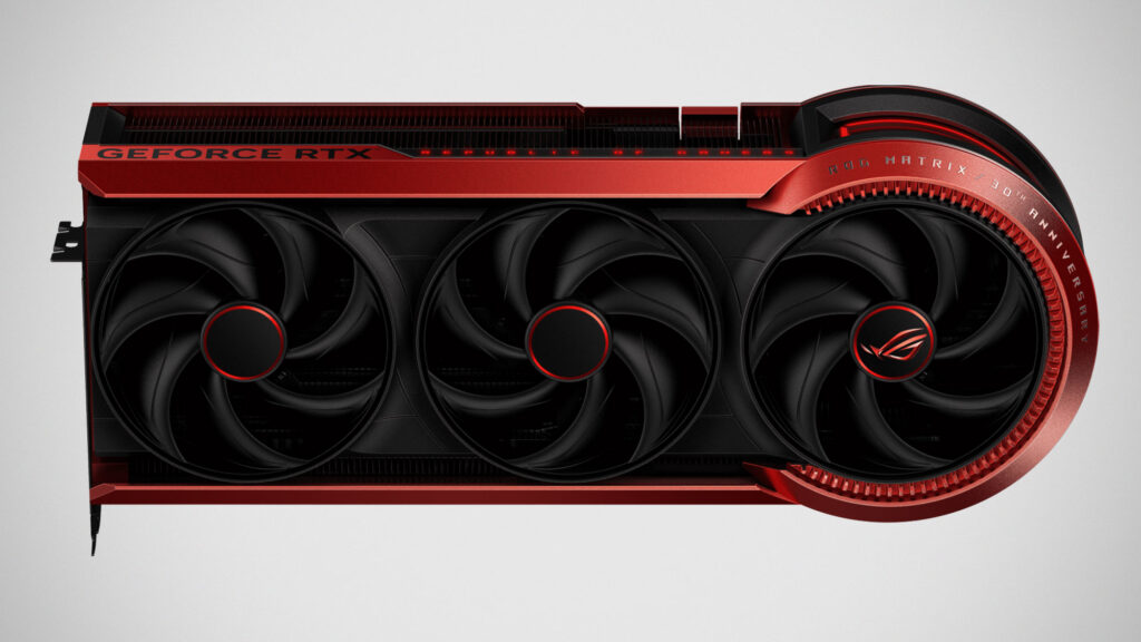 ROG Matrix RTX 5090 30th Anniversary Edition Is All Copper, Clocks