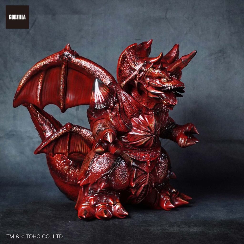 Destroydaah Red Ranger Destroyah Goes Full Lava Mode in Toho’s Burning Red Vinyl Figure