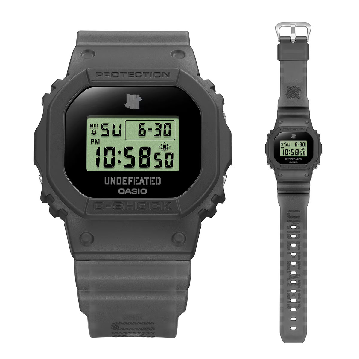 Undefeated x G-Shock DWE5600UD-1 Is Supplied With Two Extra