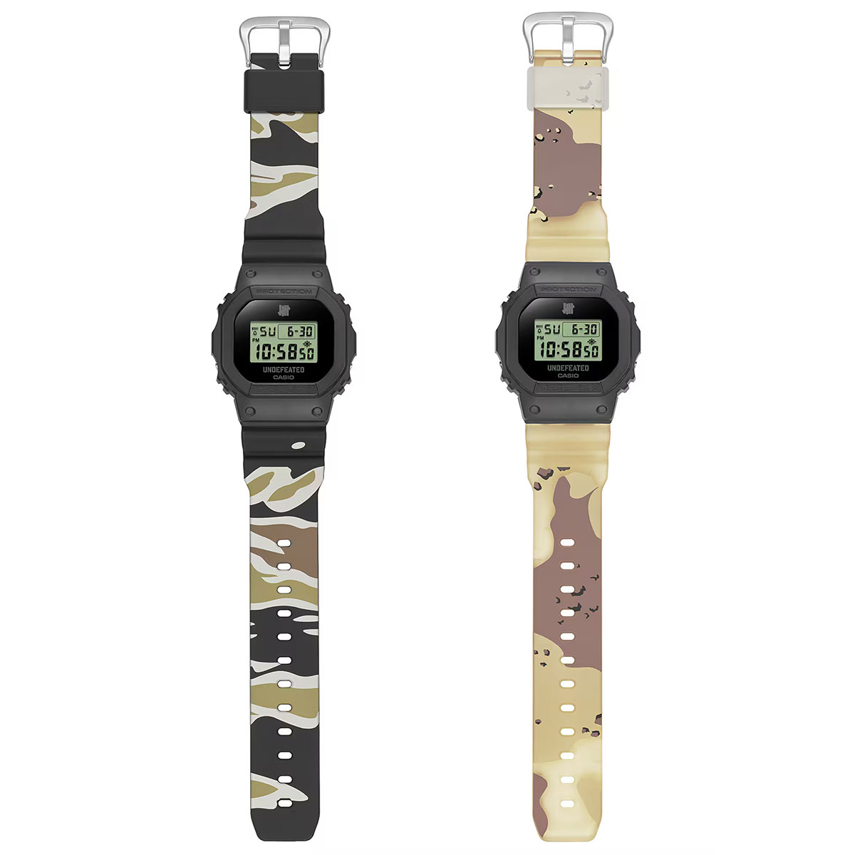Undefeated x G-Shock DWE5600UD-1 Is Supplied With Two Extra