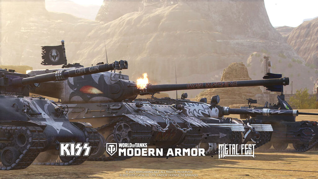 World of Tanks Modern Armor METAL FEST KISS
