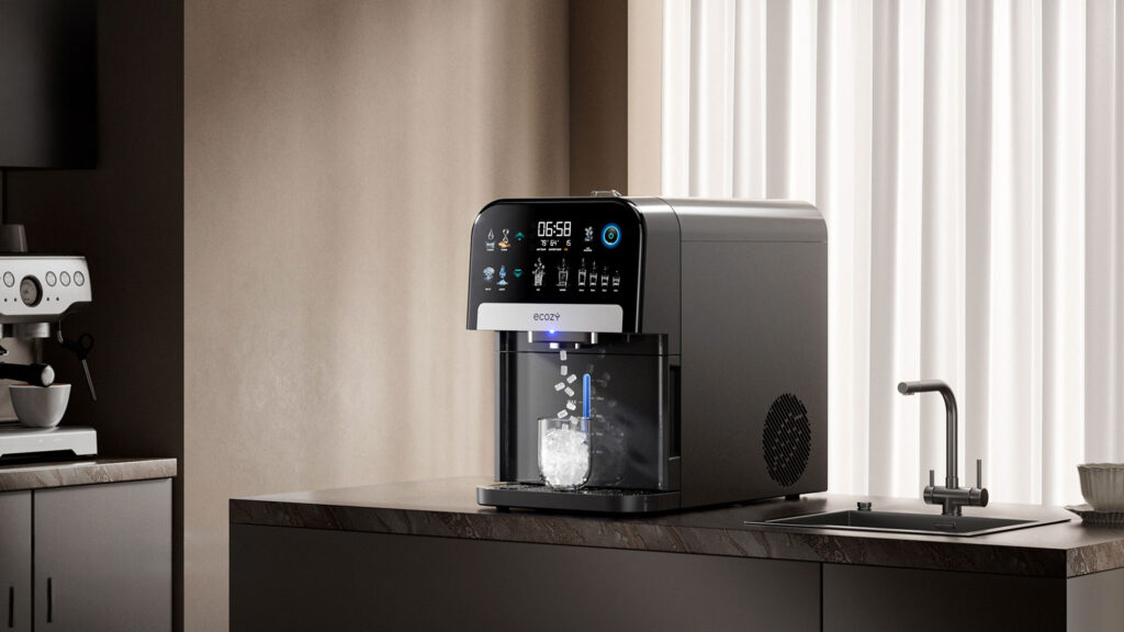 ecozy Ice Maker with Water Dispenser