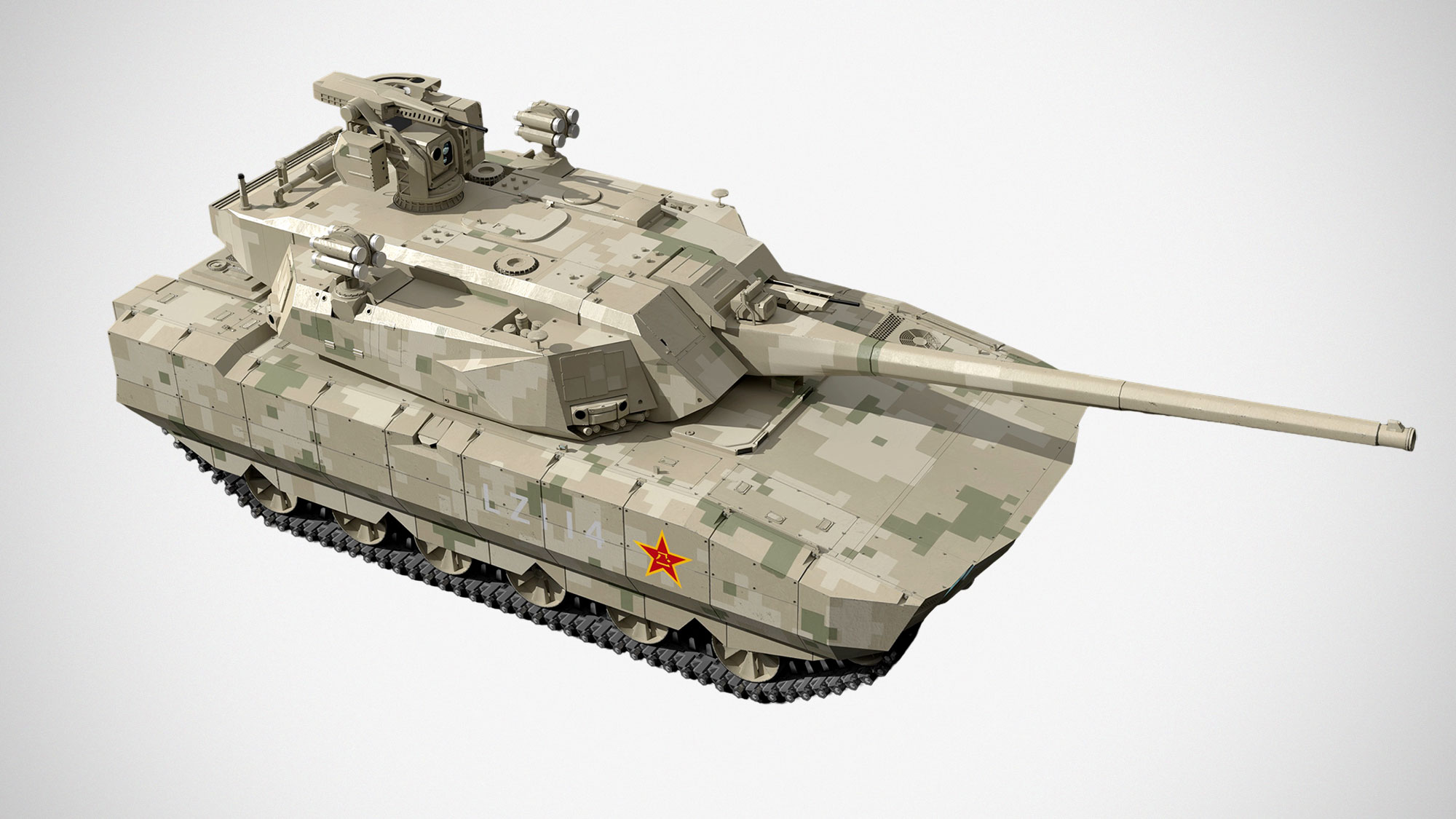 Chinese Army ZTZ-100 Main Battle Tank