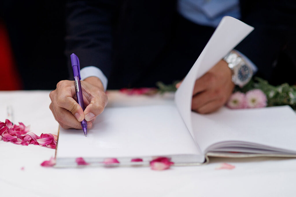 From The Wedding Invitation Card to a Guest Book That Tells Your Story