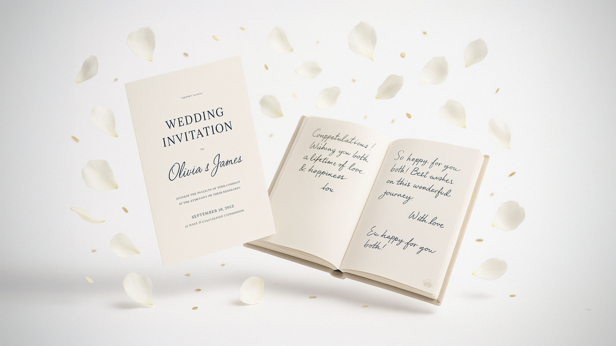 From The Wedding Invitation Card to a Guest Book That Tells Your Story