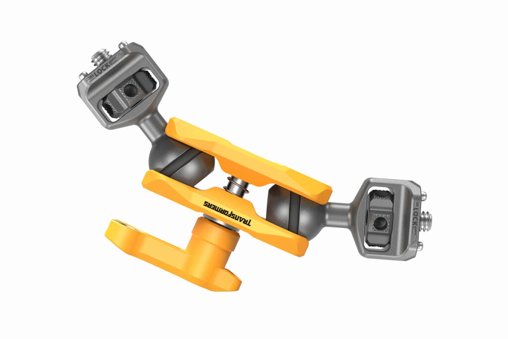 Magic Arm with Dual Ball Heads (1/4”-20 Screws) (BumbleBee Edition)