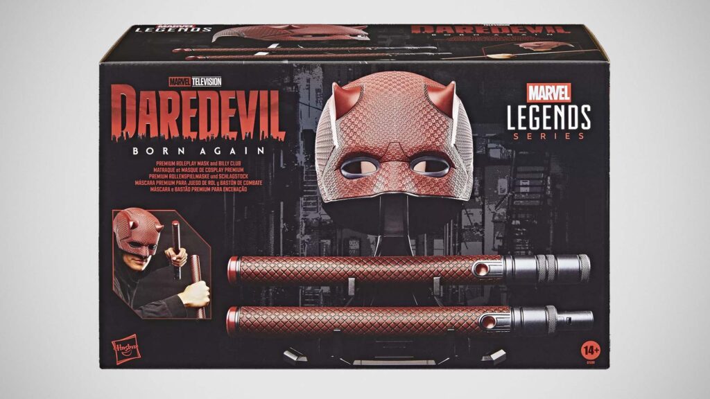 Marvel Legends Series Daredevil: Born Again Premium Roleplay Mask and Billy Club
