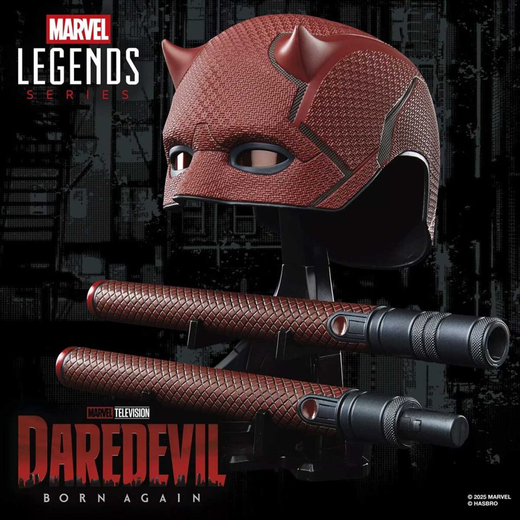 Marvel Legends Series Daredevil: Born Again Premium Roleplay Mask and Billy Club